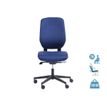 Fauteuil de bureau ROMEO - accoudoirs en option - bleu, base noire
