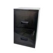 3219090950240-Classeur 2 tiroirs pour dossiers suspendus - 66 x 40 x 40 cm - noir vernis--0