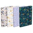 3147280066634-Agenda à élastique Oxford Flowers - 1 semaine sur 2 pages - 10 x 15 cm - disponible dans différents m--0