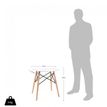 3660141230246-Tabouret bas SKOLL - pieds bois et acier noir - assise blanche--2