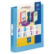 Viquel Propyglass - Classeur à anneaux personnalisable - Dos 35 mm - A4 - bleu