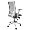 0400794385978-Fauteuil de bureau BRIAN - accoudoirs réglables - appui-tête en option - dossier en résille - Bleu--2