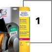 4004182068021-Avery - 10 Étiquettes ultra résistantes blanches - A4 - Impression laser - réf L7917-10--0
