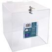 9002493104358-Exacompta - Urne transparente avec couvercle et clé - 25 cm--0