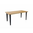 Bureau EVIDENCE - 180 cm - Pieds anthracites - Plateau imitation hêtre