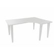 2012349455746-Bureau compact 90° à droite EVIDENCE - Pieds blancs - Plateau blanc--0
