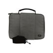 YaKa - Sacoche pour ordinateur portable 13" - gris foncé