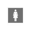 Pickup Home 3D - Plaque Acrylique Femmes - 9 x 9 cm - bois
