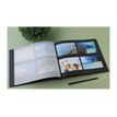 3130630169857-Exacompta Aramy - Album photos 37 x 29 cm - 40 pages - noir/or-Angle gauche-6