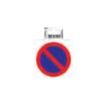 3130630670575-Exacompta - Panneau de signalisation adhésif - Défense de stationner - 10 cm de diamètre-Avant-0