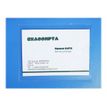 3130632039622-Exacompta - 20 Chemises double poche polypro semi rigide - A4/A3 - bleu-Avant-1