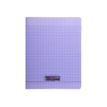 Calligraphe 8000 - Cahier polypro 17 x 22 cm - 192 pages - grands carreaux (seyès) - violet