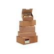 Boîte postale d'expédition - 25 cm x 15 cm x 10 cm - kraft - Logistipack