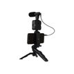 3571211456964-Bigben Vlogging kit live stream - kit d'accessoires contenant un trépied, une Led flash, un micro-Arrière-2