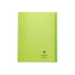 3037929816037-Clairefontaine Koverbook - Cahier polypro 24 x 32 cm - 96 pages - petits carreaux (5x5 mm) - vert-Avant-0