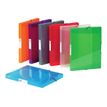 3135252080436-Viquel Propysoft - Boîte de classement plastique - dos 30 mm - rouge - avec étiquette tranche-Avant-0