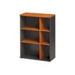 Rangement haut JAZZ+ - L80 x H112 x P39 - 6 niches - Aulne