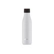 3614300089442-Les Artistes Paris - Gourde Bouteille isotherme 750 ml - blanc nid d'abeilles - acier inoxydable-Avant-0