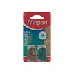 3154141125201-Maped Smiling planet - Pack de 2 gommes - 50% en fibre de bois-Avant-0