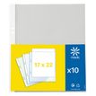 3135251200101-Viquel - 10 Pochettes perforées - 17 x 22 cm - 5/100--1