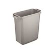 7318080496051-Durable - Poubelle 60L - poignées latérales - gris-Angle gauche-0