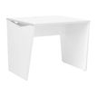Bureau YES ! - 80 cm - Pieds panneaux fixes - Blanc