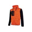 Sweat-shirt zippé col haut - orange fluo - Taille M - Rainbow U-Power