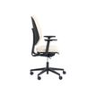 3760185029339-Fauteuil de bureau ROMEO - accoudoirs en option - beige, base noire-Gauche-6