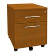 0404000124252-Caisson mobile IRIS - L43 x H56 x P60 cm - 2 tiroirs - imitation Merisier--0