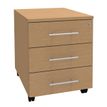Caisson mobile IRIS - L43 x H56 x P60 cm - 3 tiroirs - imitation Hêtre