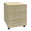 0404000124337-Caisson mobile IRIS - L43 x H56 x P60 cm - 3 tiroirs - imitation Erable--0