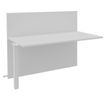 Banque d'accueil Module suivant haut OLA - L160 x H112 x P82,5 cm - structure blanc perle, plateau blanc perle