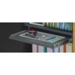 Tirette plumier escamotable pour caisson TOWER - anthracite