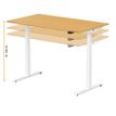 3760350281128-Bureau électrique UGO - L160x80cm - pieds blancs - plateau blanc laqué--7