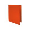 3288581601077-Exacompta Flash - 5 Paquets de 100 Chemises - 220 gr - orange-Angle droit-1
