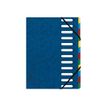 Exacompta Harmonika - Trieur à fenêtres 12 positions - bleu