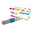 3112539704940-Cartouche laser compatible OKI 44973511 - cyan - Owa K18022OW-Angle gauche-0