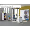 Bureau ARPE - 150 cm - Pieds métal - Blanc