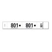 3130630966012-Exacompta - 20 Carnets de 50 tickets de vestiaire 3 volets - 30 x 200 mm - numéroté - blanc-Avant-0