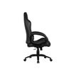 4715302442033-Fauteuil gamer FUSION - accoudoirs fixes - appui-tête intégré - noir-Gauche-2