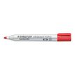 4007817328774-STAEDTLER LUMOCOLOR 351 - Marqueur effaçable - pointe ogive - rouge-Angle gauche-0