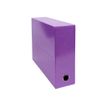 Exacompta Iderama - Boîte de transfert - dos 90 mm - violet