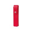 Oberthur Miss - Étui simple pour stylo - rouge grainé