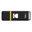 3126170147561-Kodak K103 - Clé USB 128 Go - USB 3.0 - noir, jaune-Avant-0