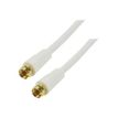 MCL Samar - câble HQ pour antenne satellite type F (M) - 1 m