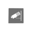 8711234004598-Pickup Home 3D - Plaque Acrylique Surveillance caméra - 9 x 9 cm - gris-Avant-0