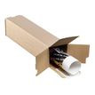 Tube d'expédition carré - 10,5 cm x 10,5 cm x 43 cm - Antalis