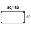 3253310146068-Bureau droit EXPRIM - L180 cm - Plateau imitation Erable - Pieds carbone--3
