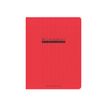 Conquérant Classique - Cahier polypro 17 x 22 cm - 96 pages - grands carreaux (Seyes) - rouge