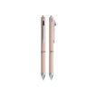 3219918252549-Enzo Varini - Stylo à bille 4 en 1 : 3 couleurs et 1 porte-mine - rose-Avant-0